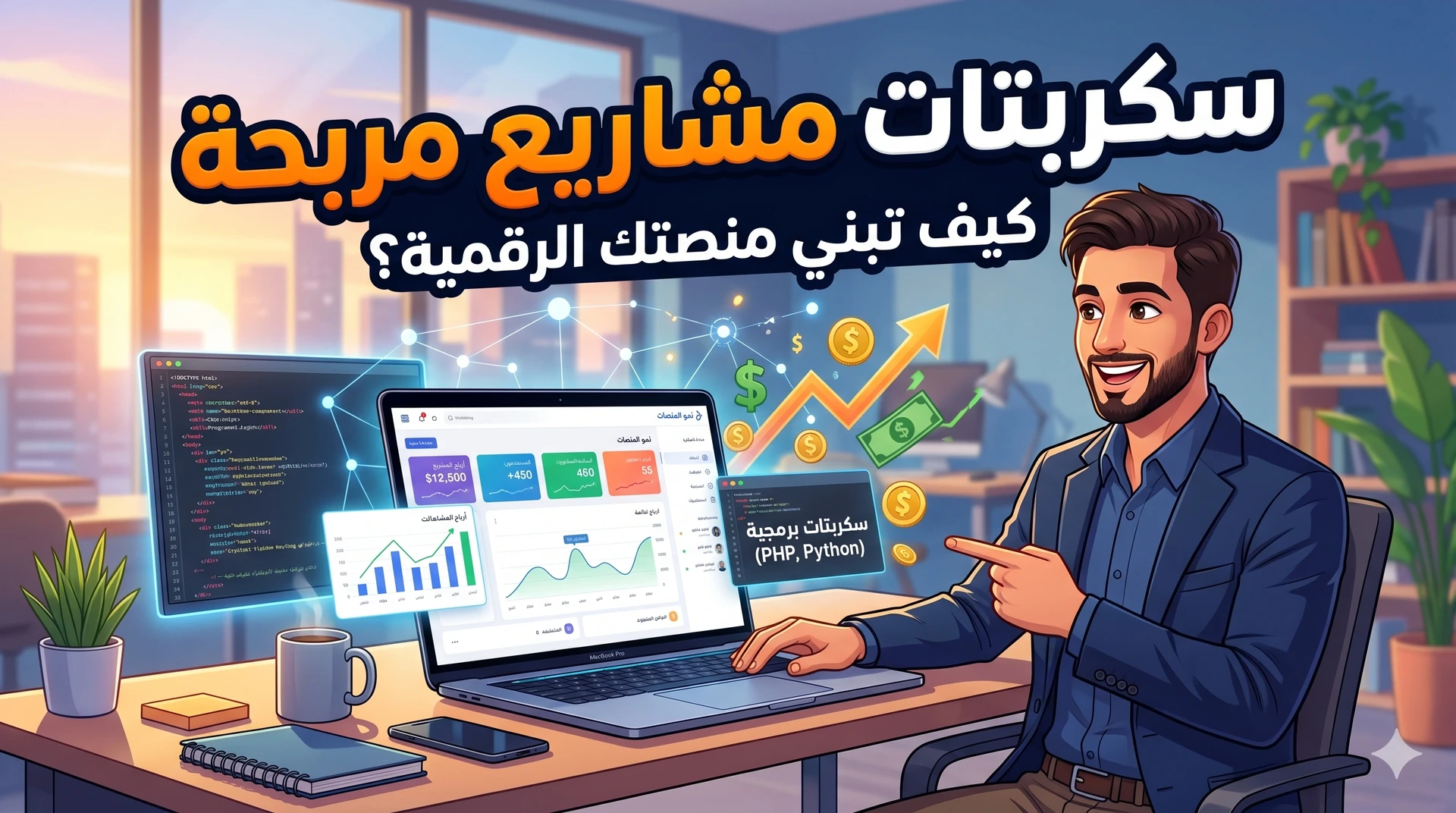سكربتات مشاريع مربحة: كيف تبني منصتك الرقمية؟