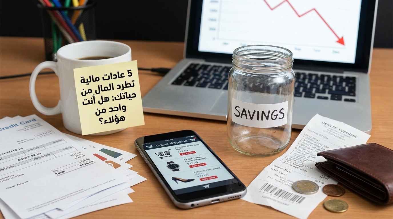5 عادات مالية تطرد المال من حياتك: هل أنت واحد من هؤلاء؟