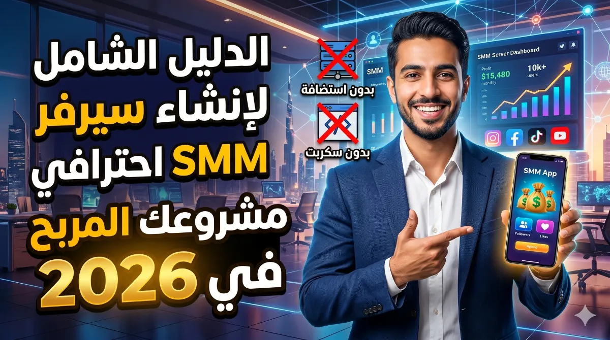 الدليل الشامل لإنشاء سيرفر SMM احترافي بدون استضافة أو سكربت: مشروعك المربح في 2026