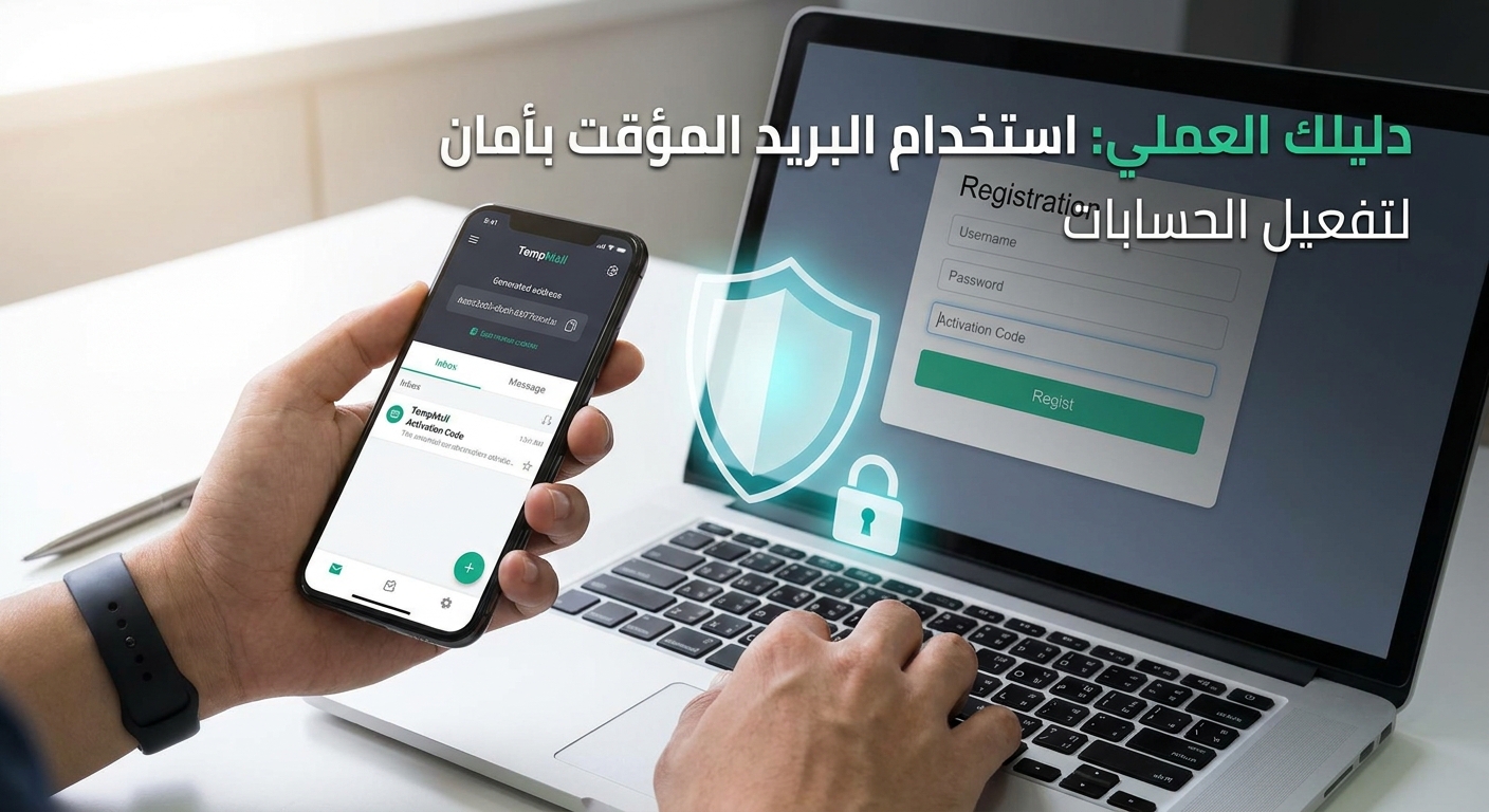 دليلك العملي لاستخدام البريد المؤقت بأمان في تفعيل الحسابات