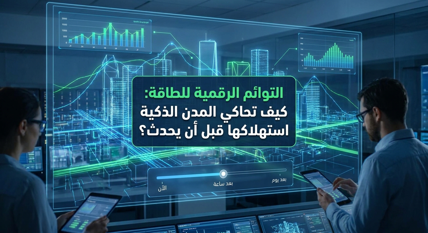 التوائم الرقمية للطاقة: كيف تحاكي المدن الذكية استهلاكها قبل أن يحدث؟