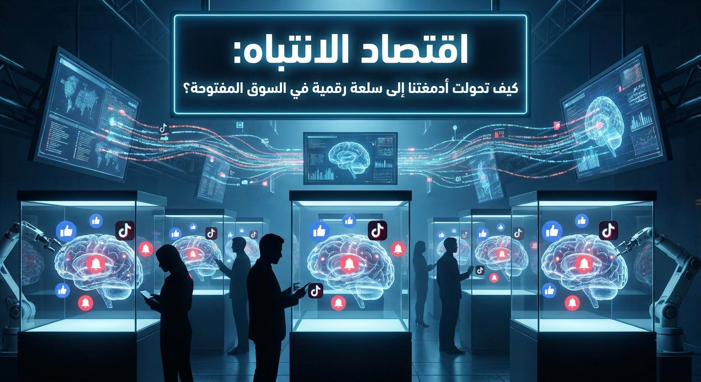 اقتصاد الانتباه: كيف تحولت أدمغتنا إلى سلعة رقمية في السوق المفتوحة؟
